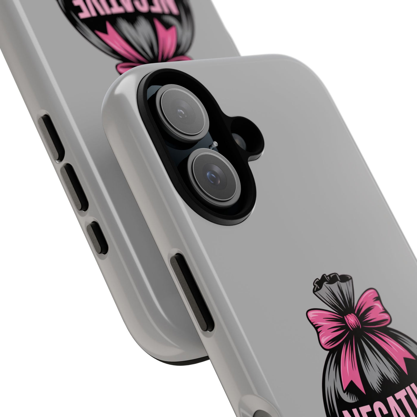Negative Thoughts Phone Case, Tough Cases for Mental Wellness, Inspirational Gift, Motivational Phone Cover, Positive Vibes Protection