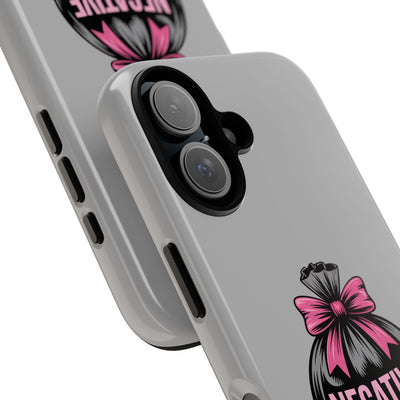 Negative Thoughts Phone Case, Tough Cases for Mental Wellness, Inspirational Gift, Motivational Phone Cover, Positive Vibes Protection