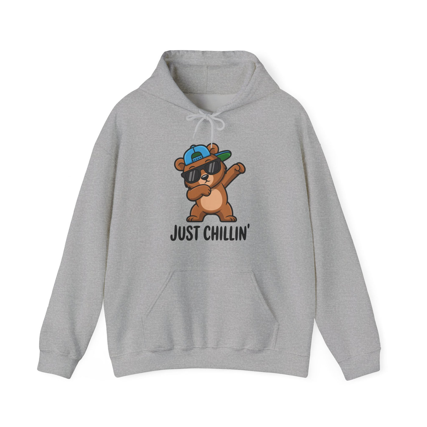 Chillin' Bear Hoodie - Cozy Unisex Sweatshirt