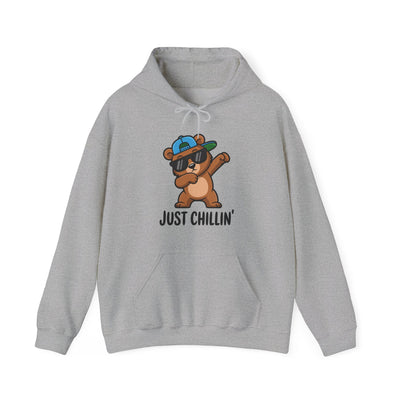 Chillin' Bear Hoodie - Cozy Unisex Sweatshirt