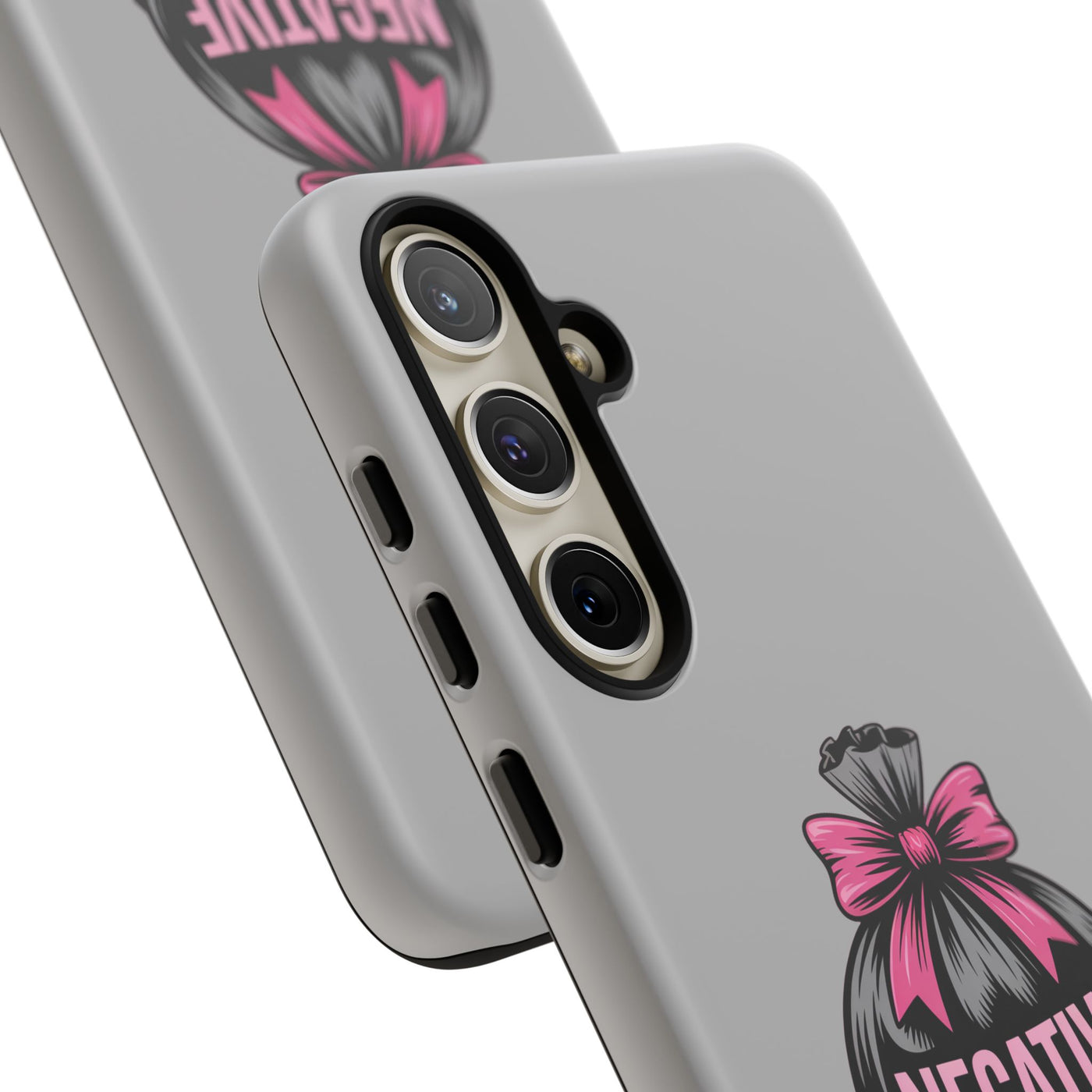 Negative Thoughts Phone Case, Tough Cases for Mental Wellness, Inspirational Gift, Motivational Phone Cover, Positive Vibes Protection