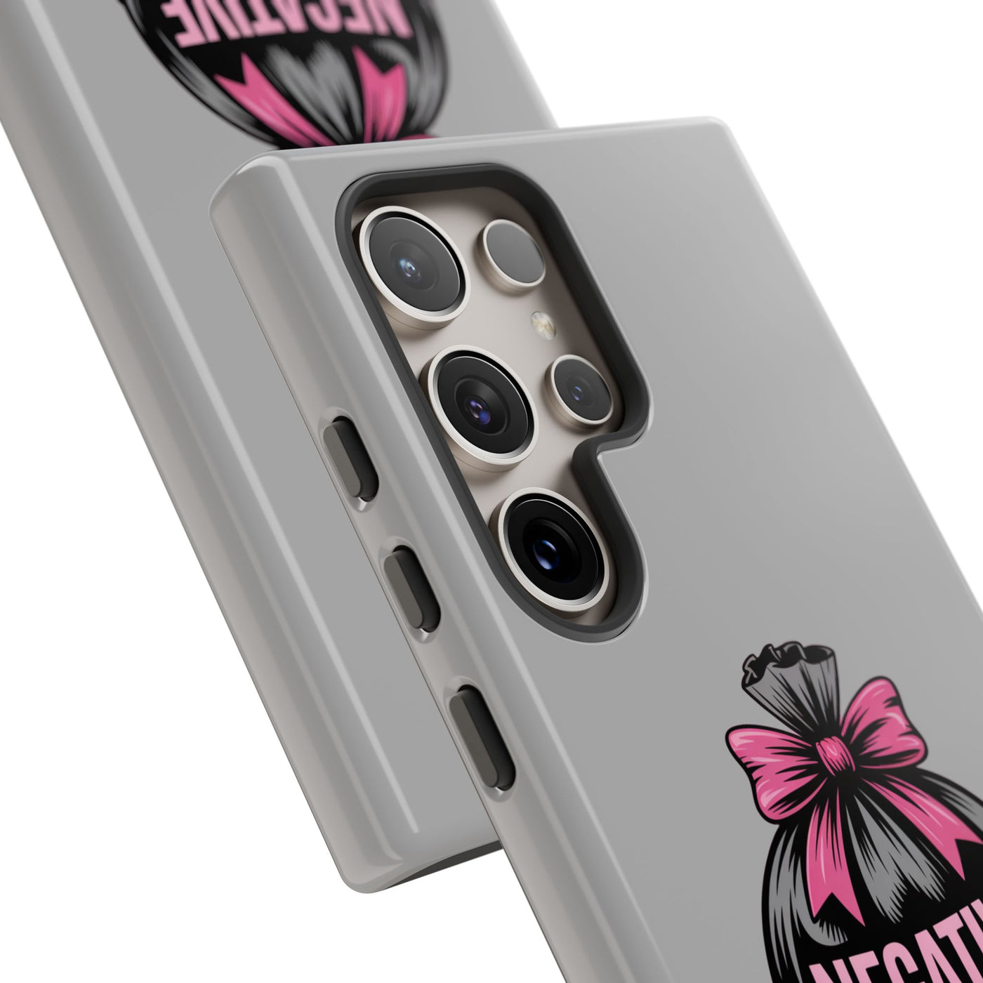 Negative Thoughts Phone Case, Tough Cases for Mental Wellness, Inspirational Gift, Motivational Phone Cover, Positive Vibes Protection