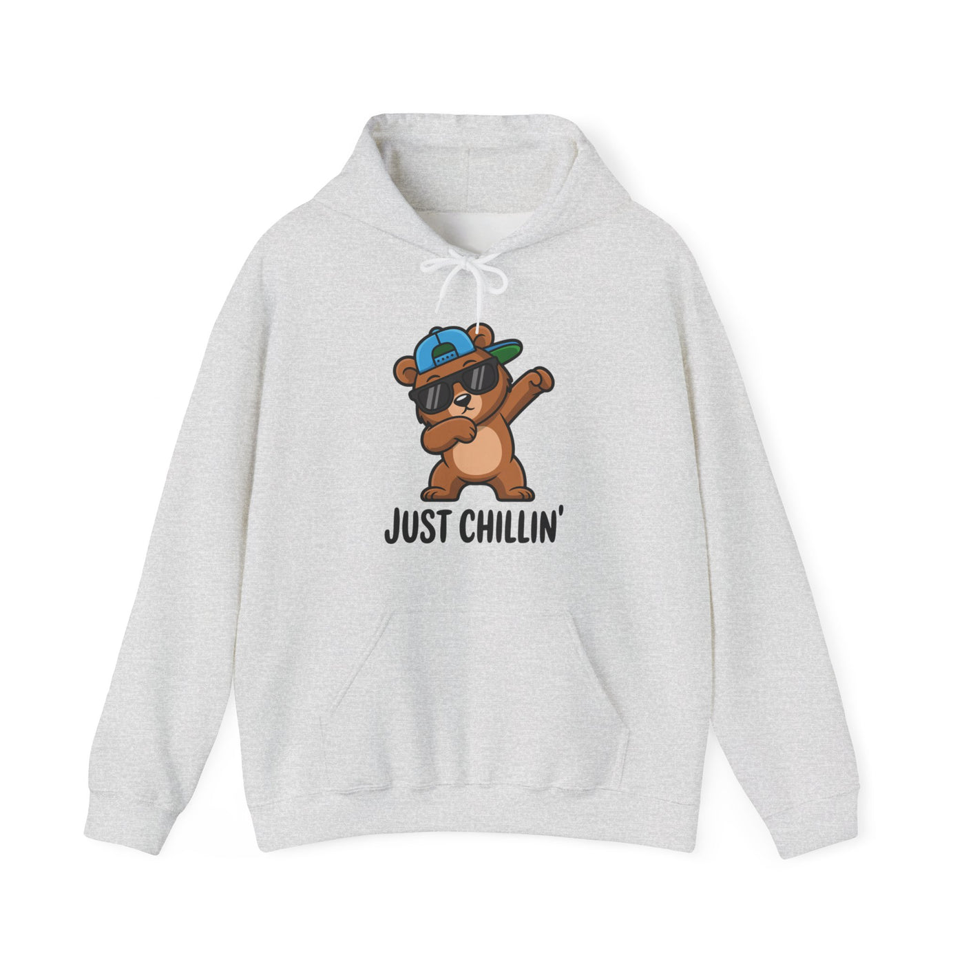 Chillin' Bear Hoodie - Cozy Unisex Sweatshirt
