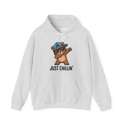 Chillin' Bear Hoodie - Cozy Unisex Sweatshirt
