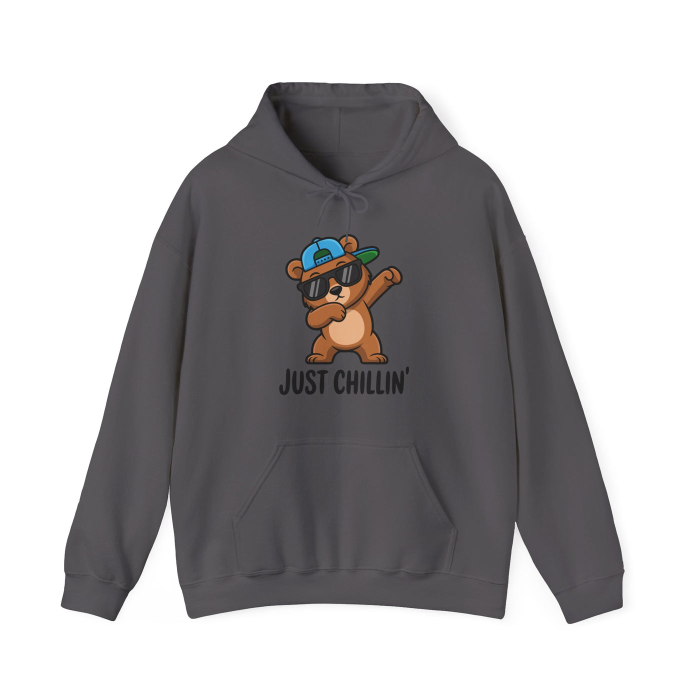 Chillin' Bear Hoodie - Cozy Unisex Sweatshirt
