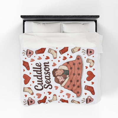 Cuddle Season - Velveteen Plush Blanket