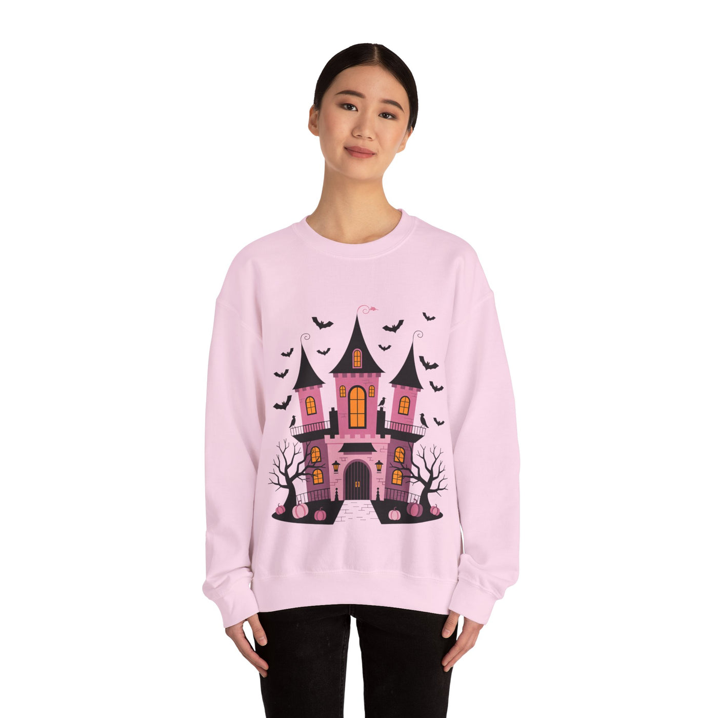 Haunted House Crewneck Sweatshirt