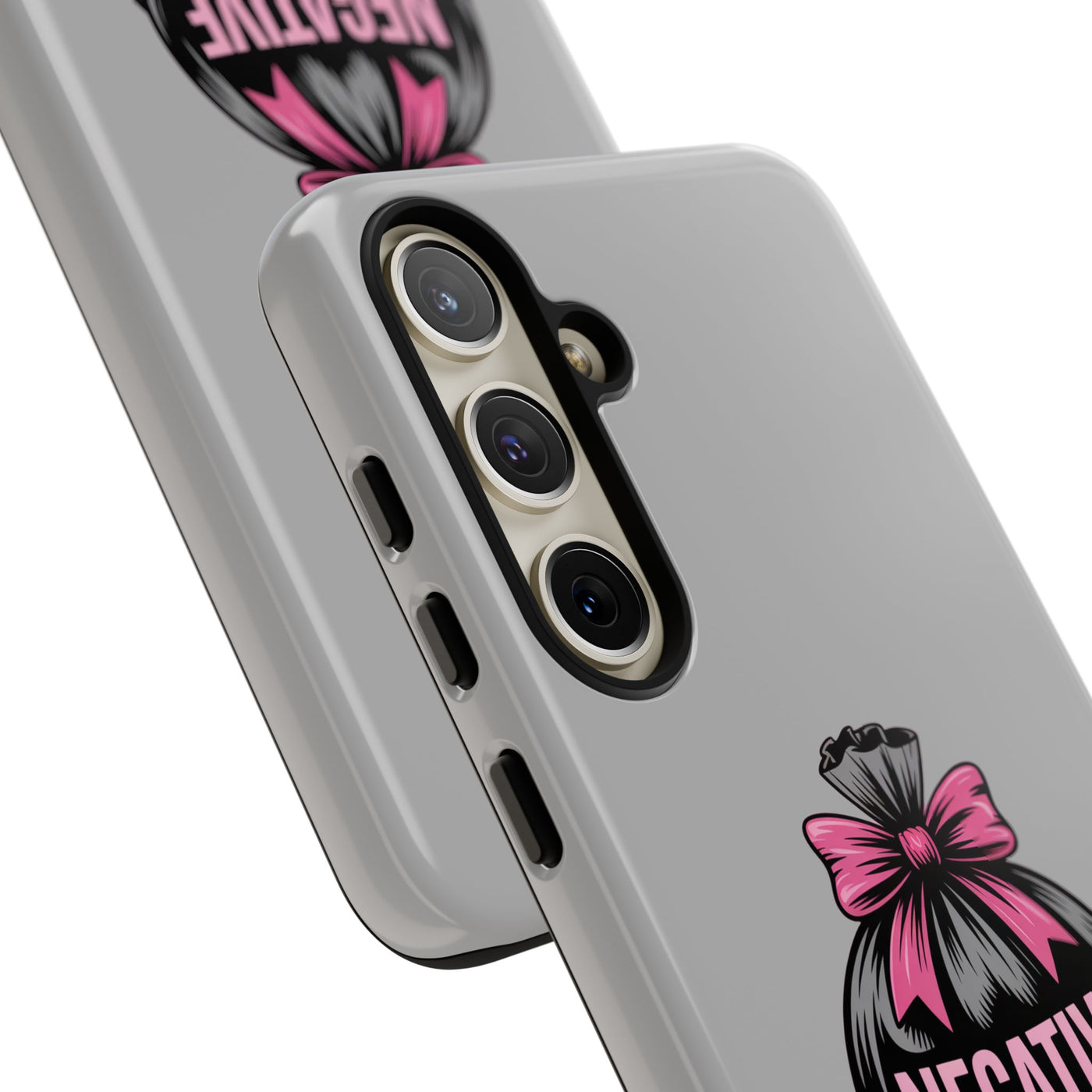 Negative Thoughts Phone Case, Tough Cases for Mental Wellness, Inspirational Gift, Motivational Phone Cover, Positive Vibes Protection