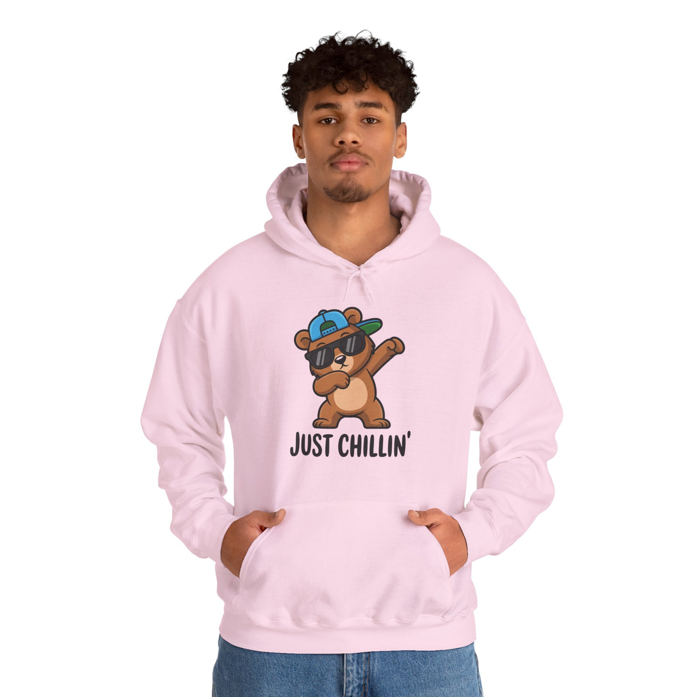 Chillin' Bear Hoodie - Cozy Unisex Sweatshirt