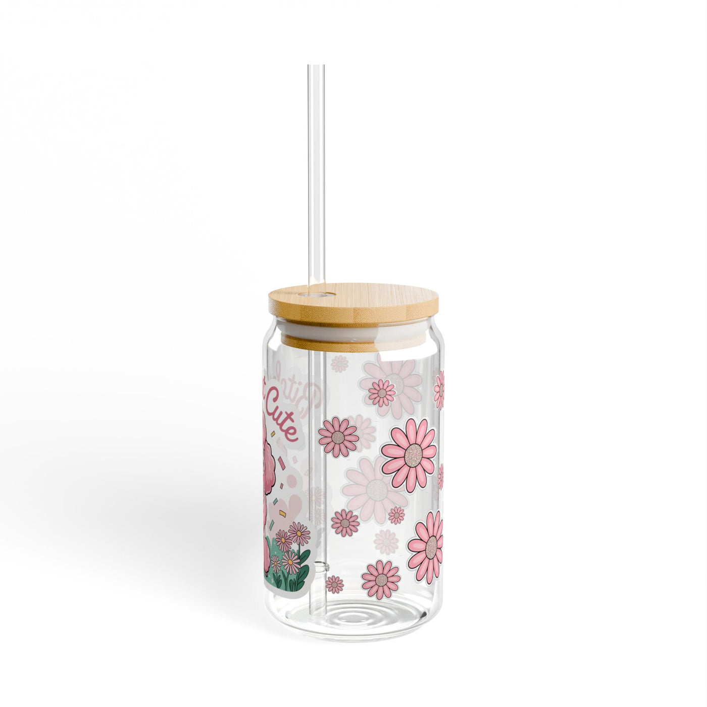 Bitchy But Cute – 16oz Sipper Glass