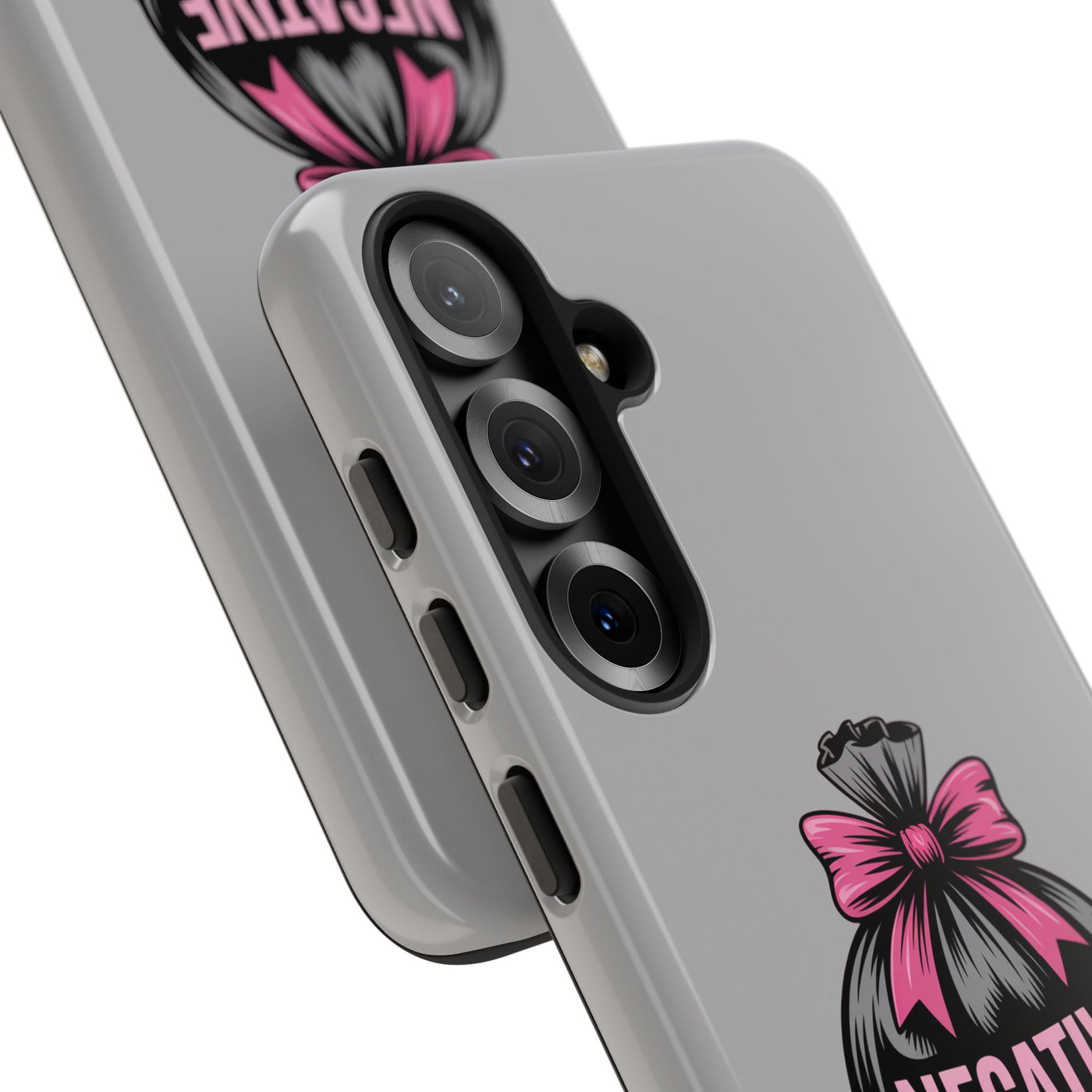 Negative Thoughts Phone Case, Tough Cases for Mental Wellness, Inspirational Gift, Motivational Phone Cover, Positive Vibes Protection