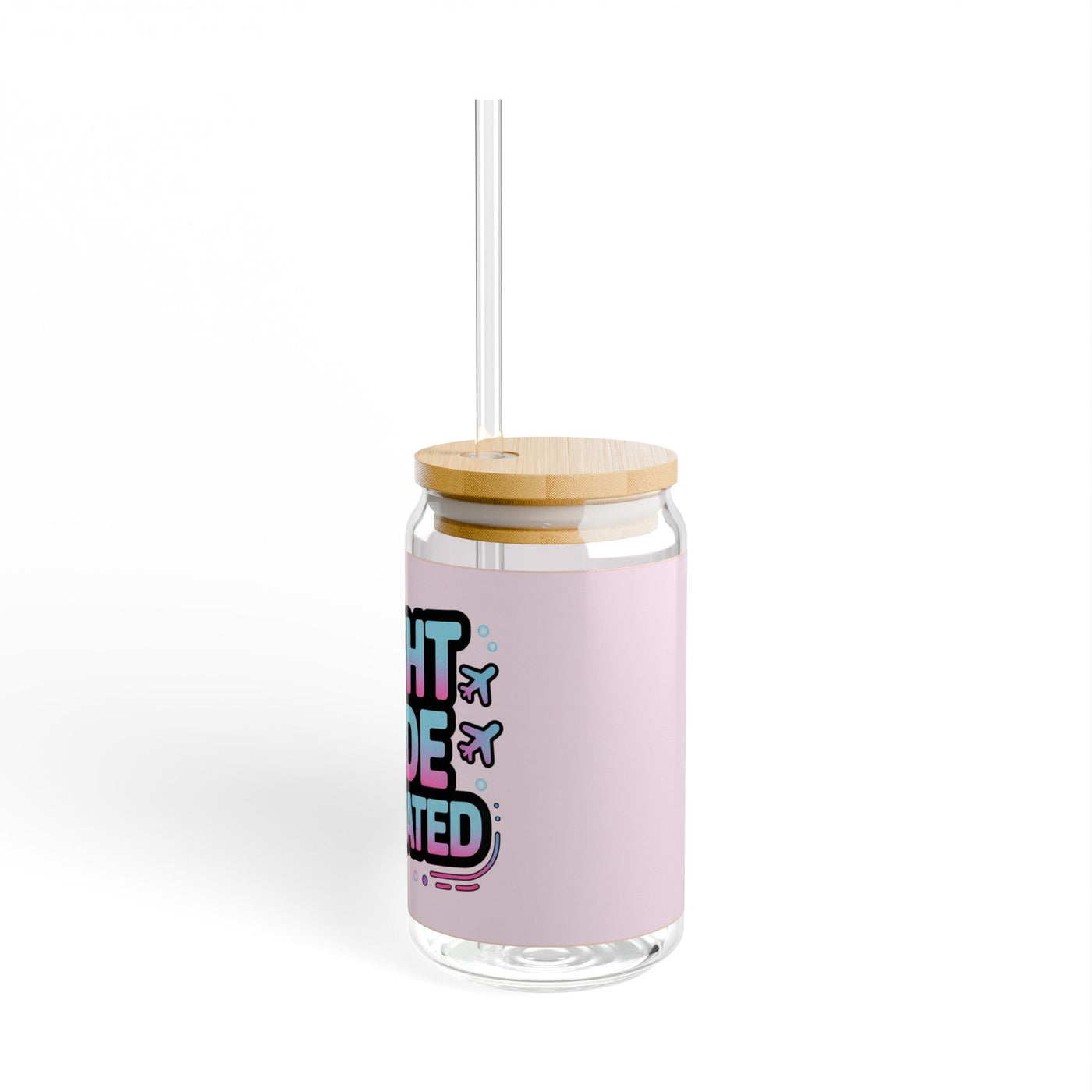 Flight Mode Activated - 16oz Sipper Glass