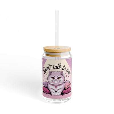 Don't Talk To Me - 16oz Sipper Glass