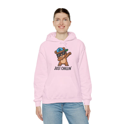 Chillin' Bear Hoodie - Cozy Unisex Sweatshirt