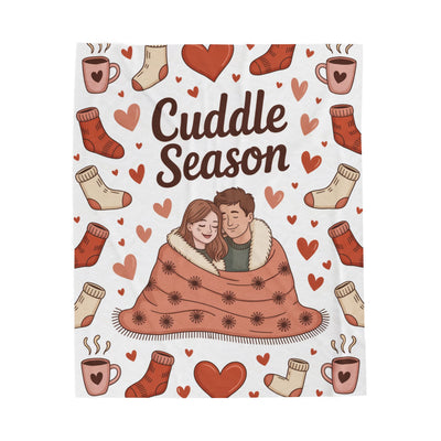 Cuddle Season - Velveteen Plush Blanket