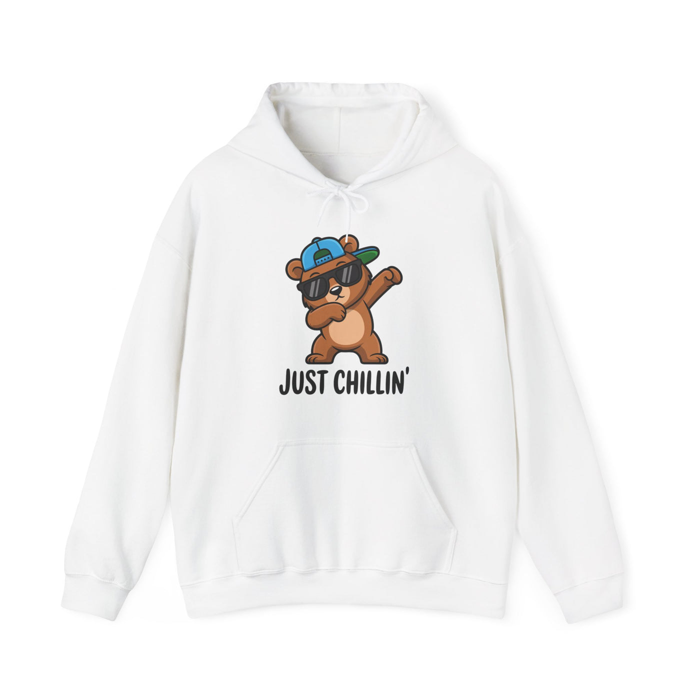 Chillin' Bear Hoodie - Cozy Unisex Sweatshirt