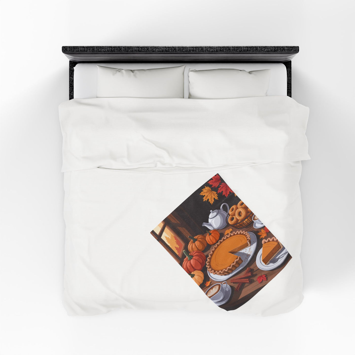Cozy Fall Plush Velveteen Blanket