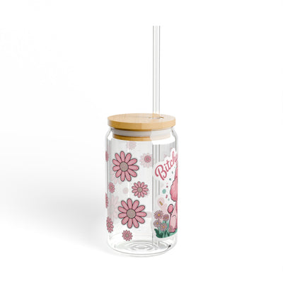 Bitchy But Cute – 16oz Sipper Glass