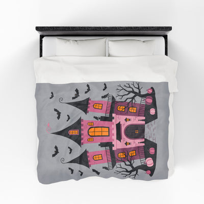 Halloween Themed Velveteen Plush Blanket