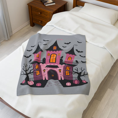 Halloween Themed Velveteen Plush Blanket
