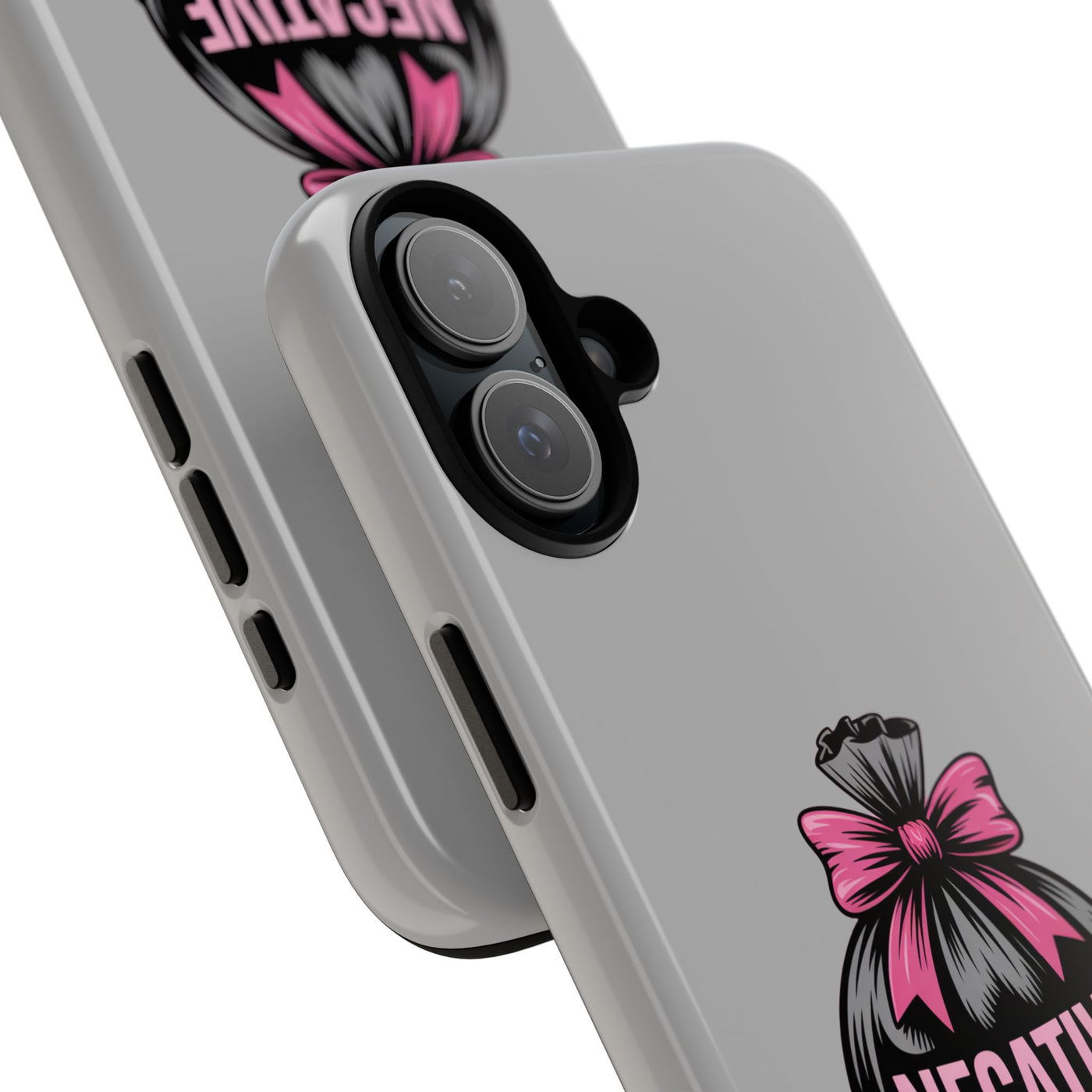 Negative Thoughts Phone Case, Tough Cases for Mental Wellness, Inspirational Gift, Motivational Phone Cover, Positive Vibes Protection