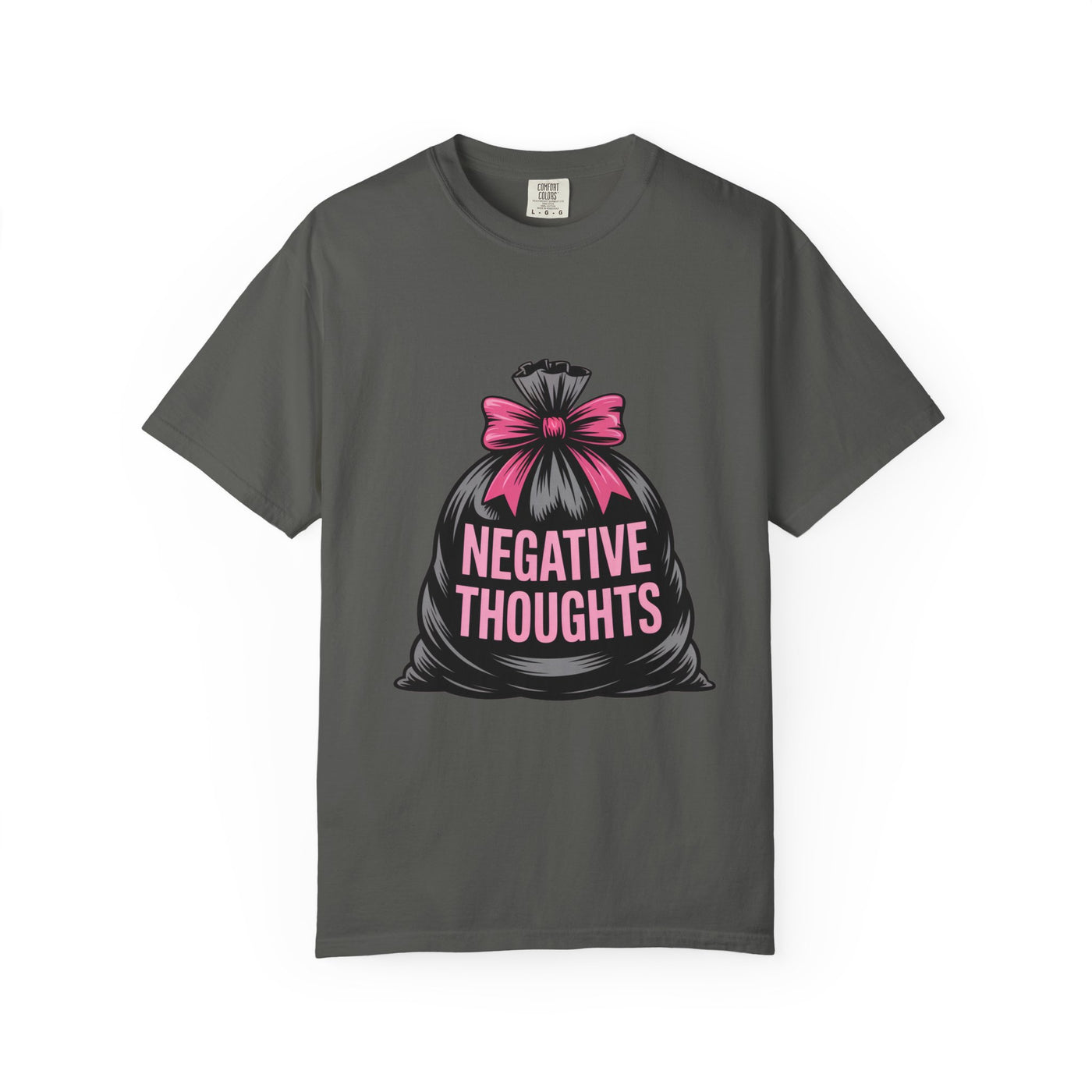 Negative Thoughts Graphic T-Shirt, Unisex Tee for Mental Health Awareness, Casual Gift for Friends, Self-Care Reminder, Motivational Fashion
