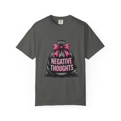 Negative Thoughts Graphic T-Shirt, Unisex Tee for Mental Health Awareness, Casual Gift for Friends, Self-Care Reminder, Motivational Fashion