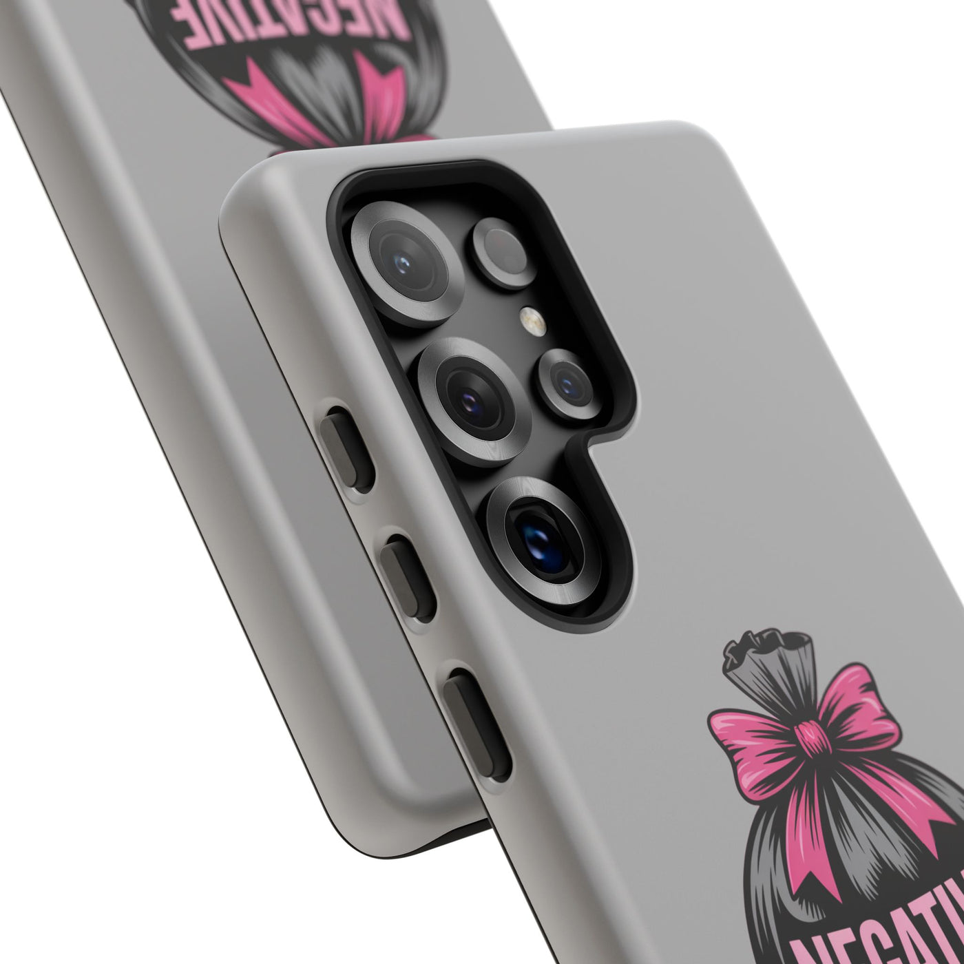Negative Thoughts Phone Case, Tough Cases for Mental Wellness, Inspirational Gift, Motivational Phone Cover, Positive Vibes Protection