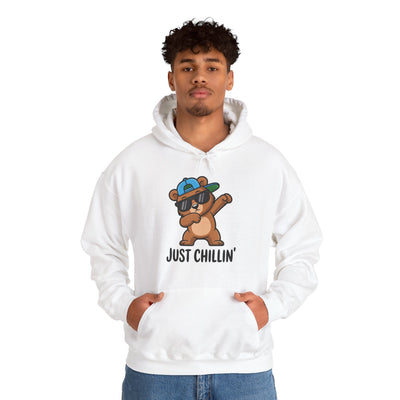 Chillin' Bear Hoodie - Cozy Unisex Sweatshirt
