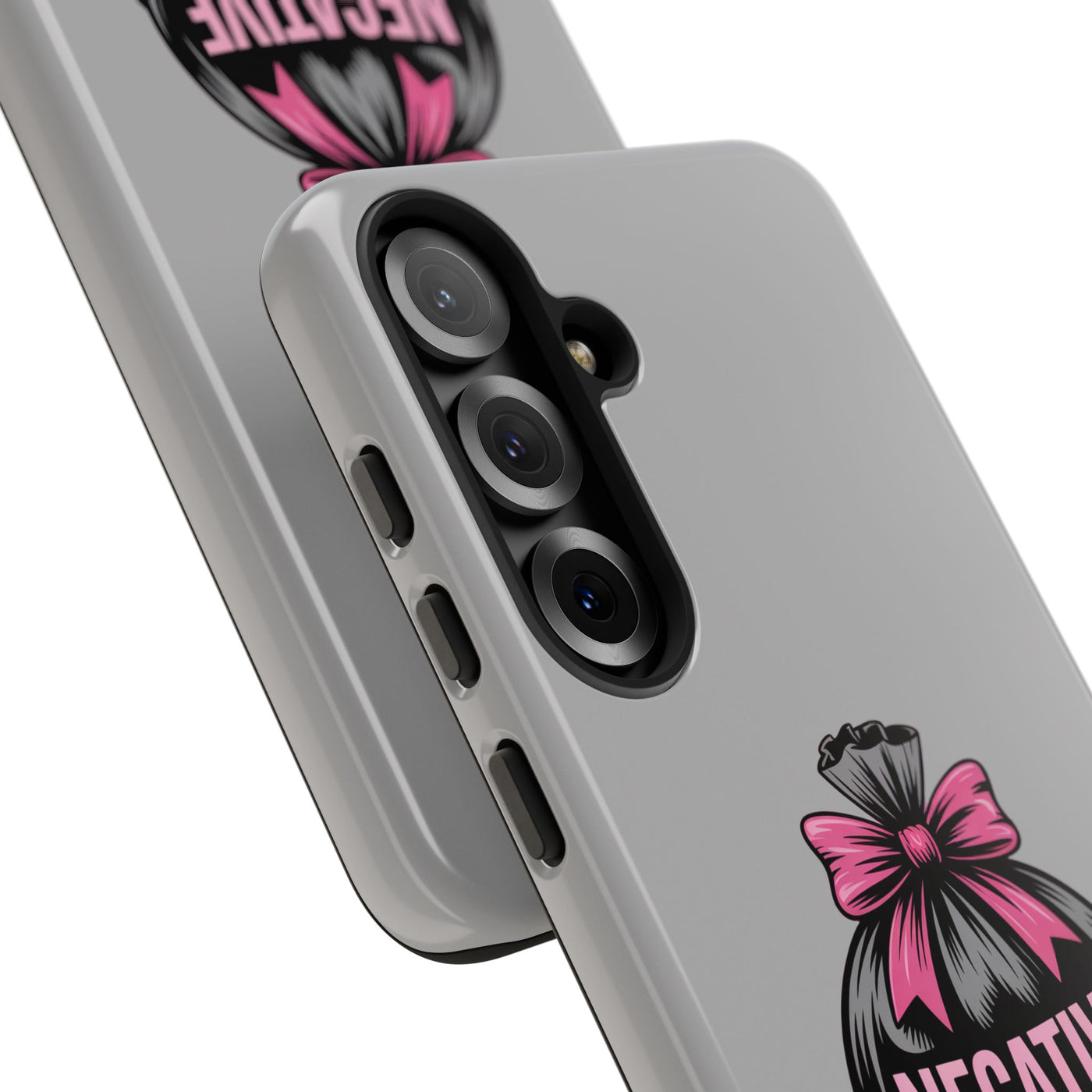 Negative Thoughts Phone Case, Tough Cases for Mental Wellness, Inspirational Gift, Motivational Phone Cover, Positive Vibes Protection