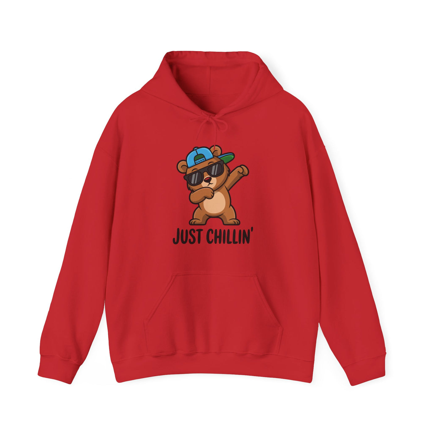 Chillin' Bear Hoodie - Cozy Unisex Sweatshirt