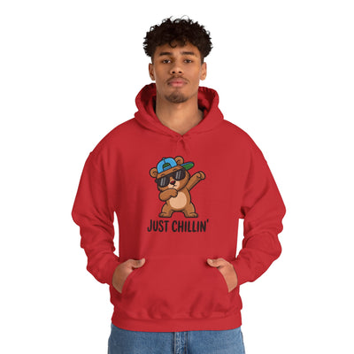 Chillin' Bear Hoodie - Cozy Unisex Sweatshirt