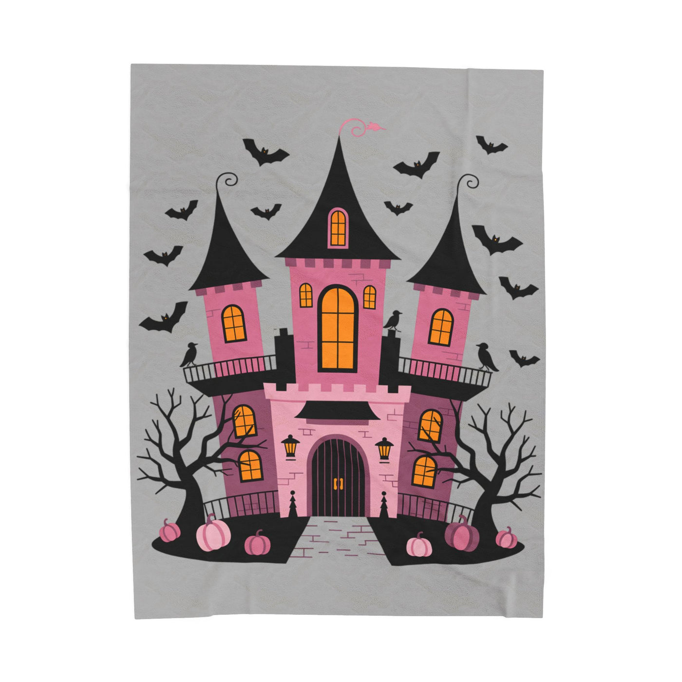 Halloween Themed Velveteen Plush Blanket