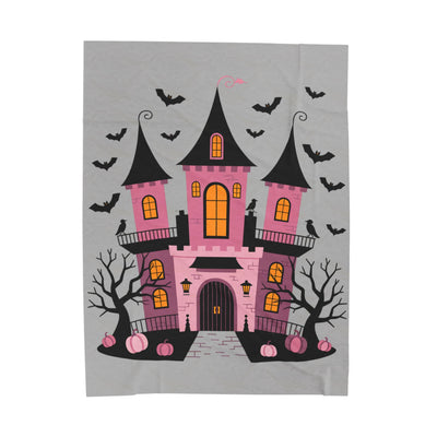 Halloween Themed Velveteen Plush Blanket