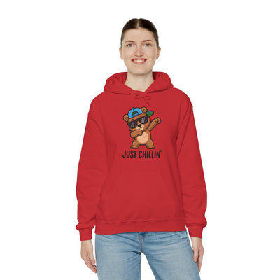 Chillin' Bear Hoodie - Cozy Unisex Sweatshirt