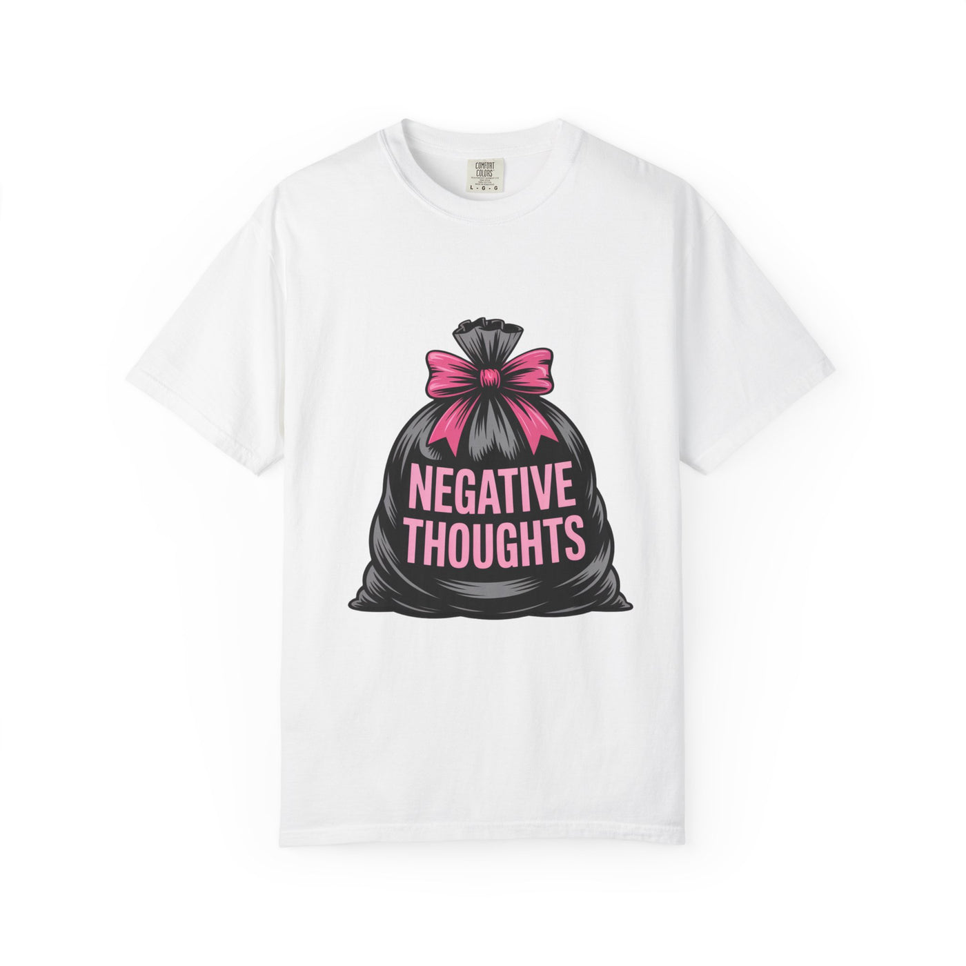 Negative Thoughts Graphic T-Shirt, Unisex Tee for Mental Health Awareness, Casual Gift for Friends, Self-Care Reminder, Motivational Fashion