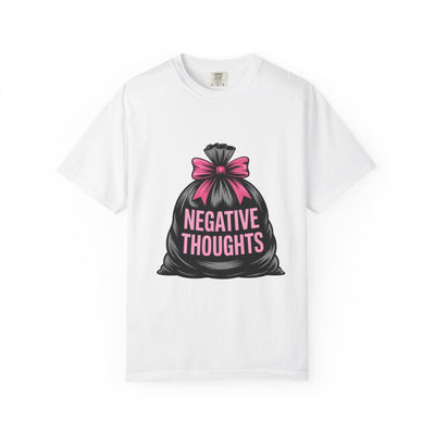 Negative Thoughts Graphic T-Shirt, Unisex Tee for Mental Health Awareness, Casual Gift for Friends, Self-Care Reminder, Motivational Fashion