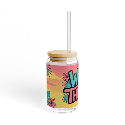 Wild & Thirsty - 16oz Sipper Glass
