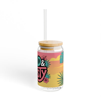 Wild & Thirsty - 16oz Sipper Glass