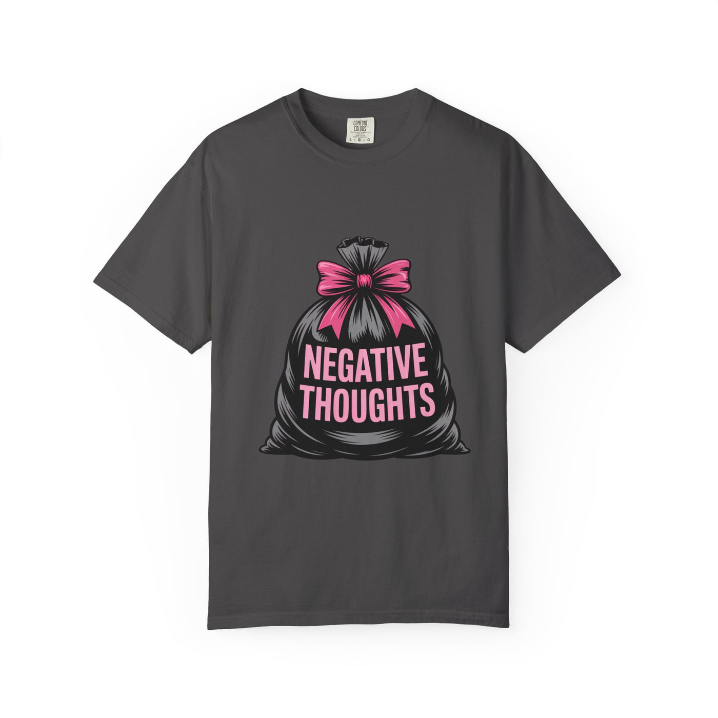 Negative Thoughts Graphic T-Shirt, Unisex Tee for Mental Health Awareness, Casual Gift for Friends, Self-Care Reminder, Motivational Fashion