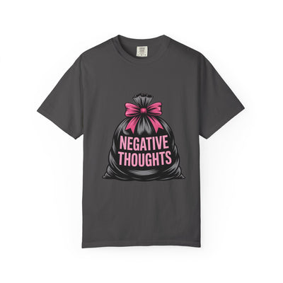 Negative Thoughts Graphic T-Shirt, Unisex Tee for Mental Health Awareness, Casual Gift for Friends, Self-Care Reminder, Motivational Fashion