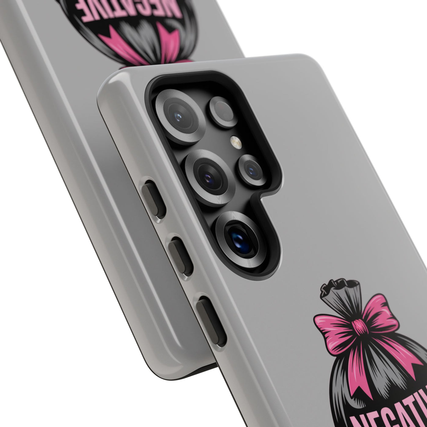 Negative Thoughts Phone Case, Tough Cases for Mental Wellness, Inspirational Gift, Motivational Phone Cover, Positive Vibes Protection