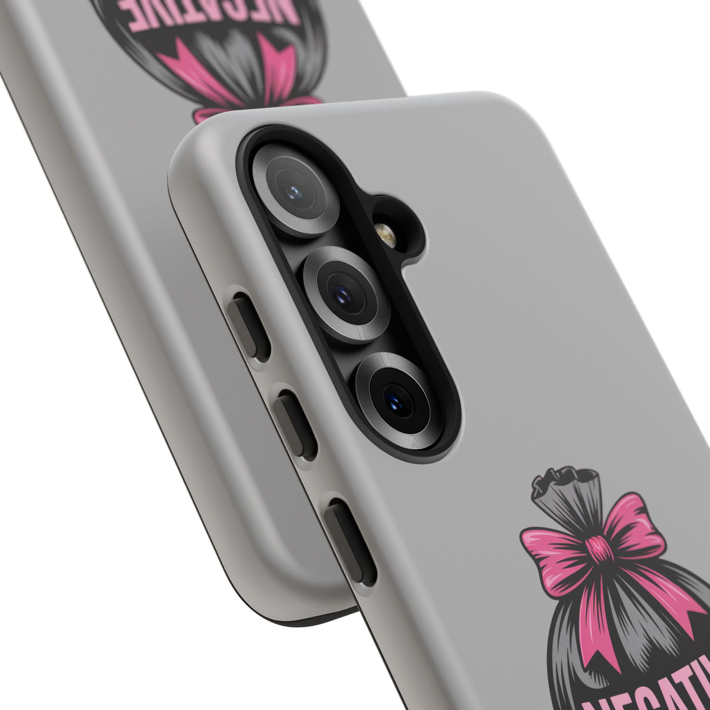 Negative Thoughts Phone Case, Tough Cases for Mental Wellness, Inspirational Gift, Motivational Phone Cover, Positive Vibes Protection