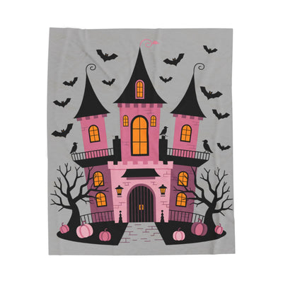 Halloween Themed Velveteen Plush Blanket