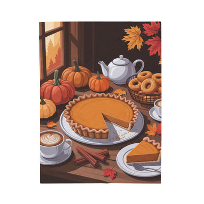 Cozy Fall Plush Velveteen Blanket