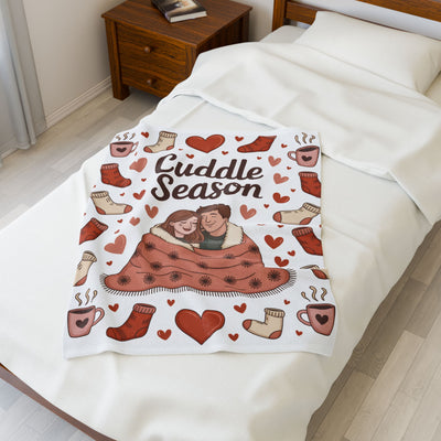 Cuddle Season - Velveteen Plush Blanket