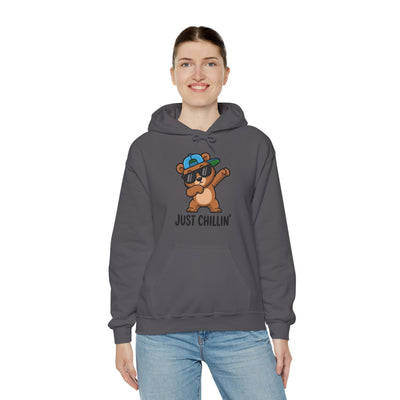 Chillin' Bear Hoodie - Cozy Unisex Sweatshirt