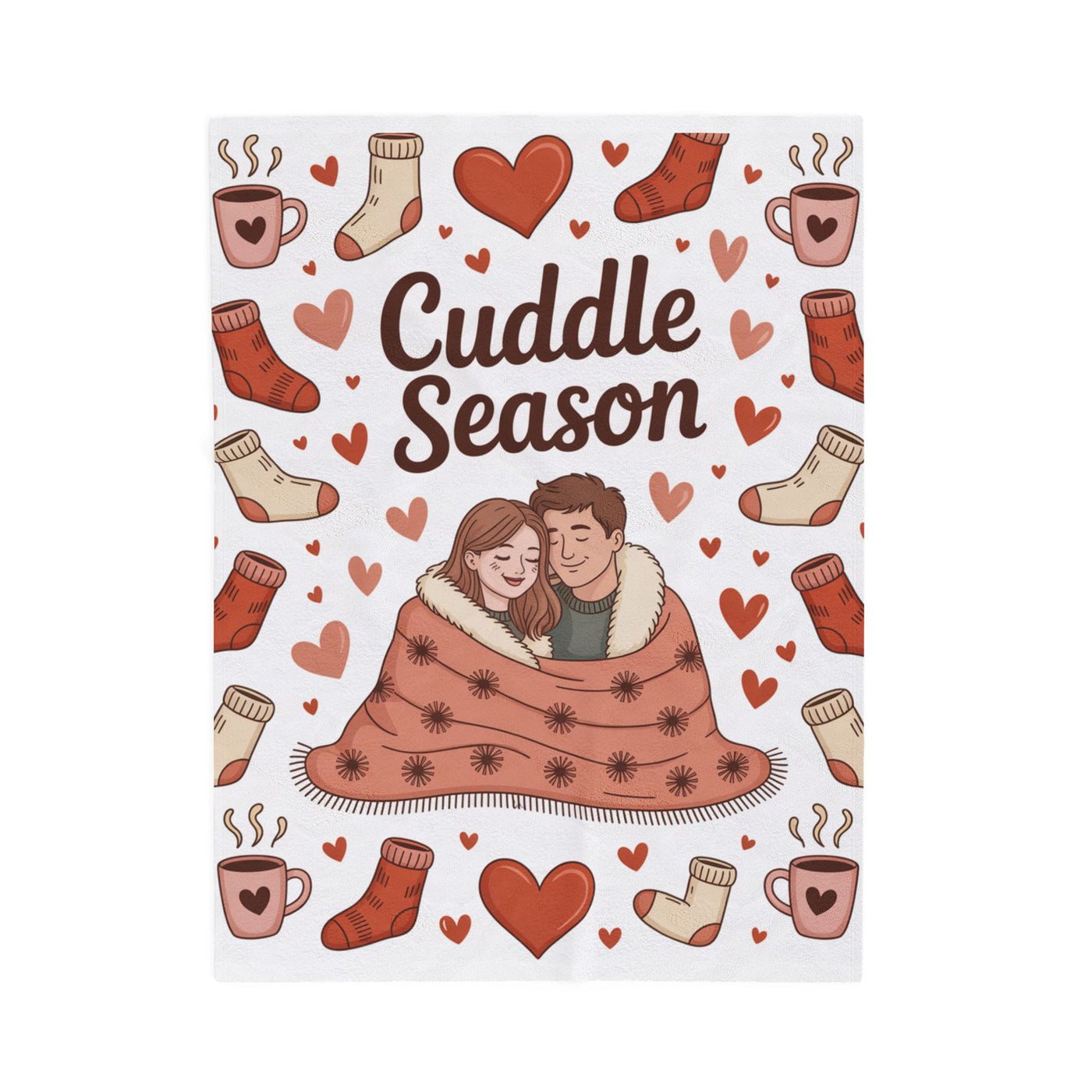 Cuddle Season - Velveteen Plush Blanket