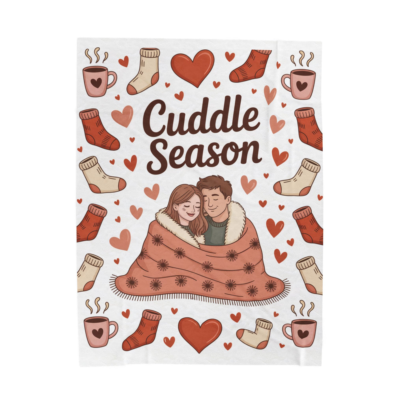 Cuddle Season - Velveteen Plush Blanket