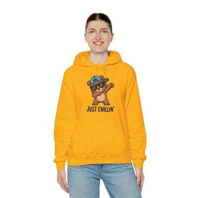 Chillin' Bear Hoodie - Cozy Unisex Sweatshirt